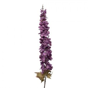 Dekorace umělá květina ostrožka Delphinium s fialovým květem - 8*8*124 cm 5PL0273PA obraz