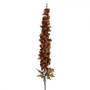 Dekorace umělá květina ostrožka Delphinium s hnědým květem - 8*8*124 cm 5PL0273O obraz