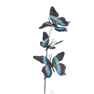Dekorační větvička s modrými motýlky Butterfly - 10*10*65 cm 50885 obraz