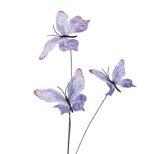 Dekorační větvička s fialovými motýlky Butterfly - 10*10*65 cm 50868 obraz