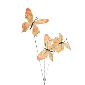 Dekorační větvička se žlutými motýlky Butterfly - 10*10*65 cm 50864 obraz