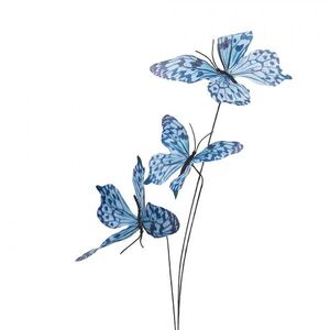 Dekorační větvička s modrými motýlky Butterfly - 10*10*65 cm 50861 obraz