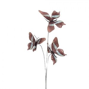 Dekorační větvička s hnědými motýlky Butterfly - 10*10*65 cm 50886 obraz