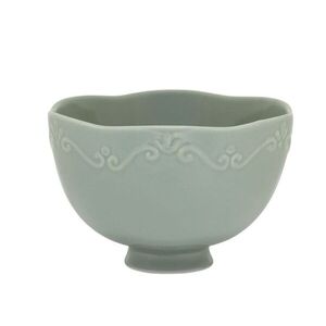 Zelená porcelánová miska s krajkou Provence lace verte - Ø 14*10 cm / 650 ml 61085521 obraz
