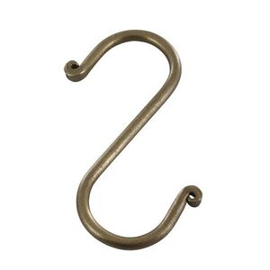 Mosazný antik závěsný háček Terrié L - 5*11 cm 39112313 obraz