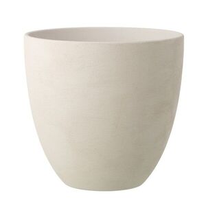 Bílý antik keramický obal na květináč Larigge XL - Ø 36*34 cm 63003 obraz