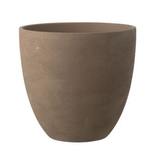 Taupe antik keramický obal na květináč Larigge XL - Ø 36*34 cm 63013 obraz