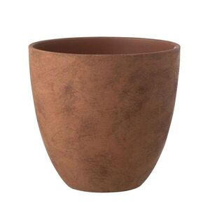 Rezavý antik keramický obal na květináč Larigge L - Ø 30*29 cm 63033 obraz