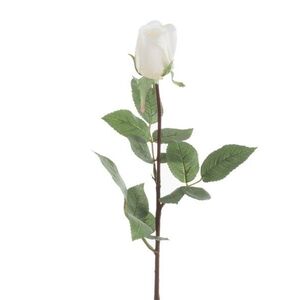 Dekorace umělá bílá růže poupě Anice - 74 cm 83282 obraz