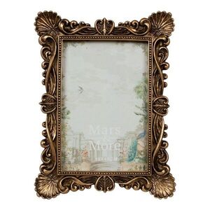 Bronzový antik fotorámeček s ornamenty Chateau - 15*2*20 cm / 10*15 cm FGFLRHSG1015 obraz
