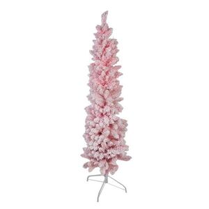 Růžový zasněžený umělý vánoční stromek Christmas Tree S - 30*30*120 cm 50899S obraz