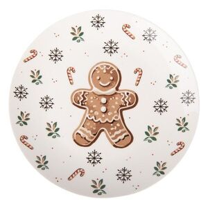Porcelánový dezertní talířek s perníčkem Gingerbread Magic - Ø 20*2 cm CGMDP obraz