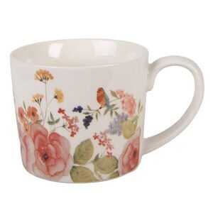 Porcelánový hrnek s květy Flower & Fiesta - 12*8*7 cm / 275 ml FFAMU obraz