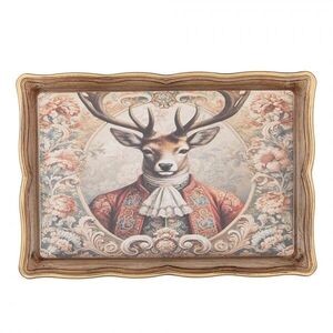 Servírovací podnos s jelenem Collection Aristocrat - 31*22*2 cm CPA87 obraz