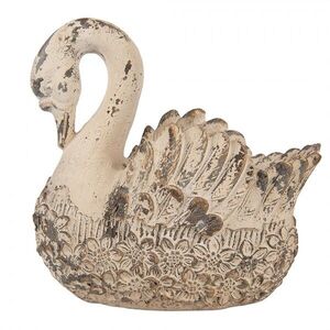 Dekorační figurka květináč ve tvaru labutě Swan - 18*11*17 cm 6MG0164 obraz