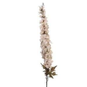 Dekorace umělá květina ostrožka Delphinium s bílým květem - 8*8*124 cm 5PL0273W obraz
