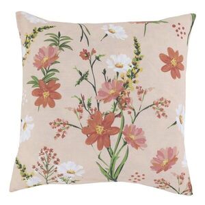 Růžový povlak na polštář s květy Aix Wild Flowers - 50*50 cm 16108007 obraz