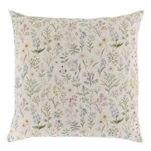 Béžový povlak na polštář s květy Aix Wild Flowers - 60*60 cm 16119419 obraz