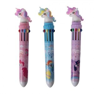 3 ks barevná propiska pro děti 10 v 1 – Cute Pony - 15 cm 66854_set3ks obraz