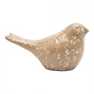 Dekorace keramický ptáček Vintage Charm L - 21*9*12 cm 6CE2445L obraz