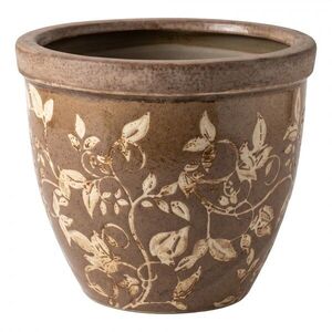 Dekorativní obal na květináč Vintage Charm M - Ø 15*13 cm 6CE2444M obraz