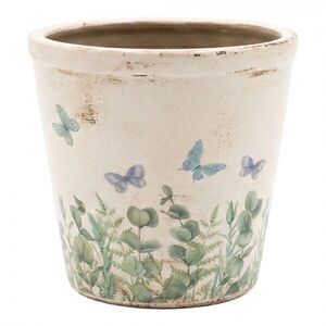Dekorativní obal na květináč Butterflies Home S - Ø 12*11 cm 6CE2442S obraz