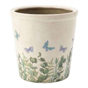 Dekorativní obal na květináč Butterflies Home M - Ø 15*14 cm 6CE2442M obraz