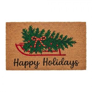 Vánoční kokosová rohožka Happy Holidays - 75*45*1 cm MC287 obraz