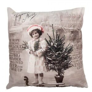 Dekorační polštář s nostalgickým motivem - 45*45*4 cm KG023.211 obraz
