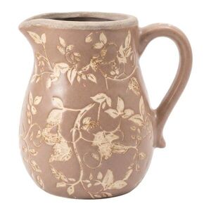 Dekorační keramický džbán Vintage Charm M - 16*13*16 cm 6CE2449M obraz