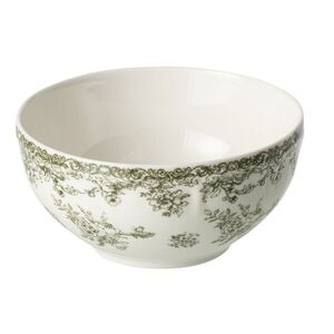 Bílá porcelánová servírovací miska Vintage Blossom - 14*14*6 cm 268860 obraz