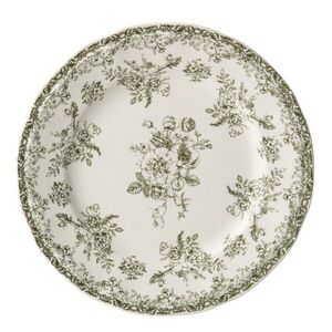 Bílý porcelánový jídelní talíř Vintage Blossom - ⌀26*2, 2 cm 268864 obraz