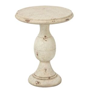 Béžový antik odkládací stůl Antiqou French - Ø 41*58 cm 265235 obraz