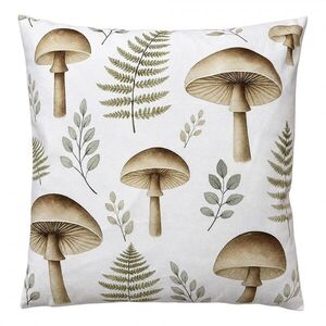 Dekorační polštář s motivem hub - 45*45*4 cm KG023.190 obraz