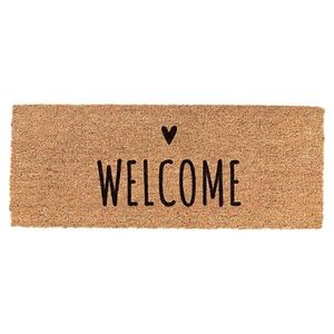 Kokosová rohožka Welcome se srdíčkem - 75*22*2 cm MC280 obraz