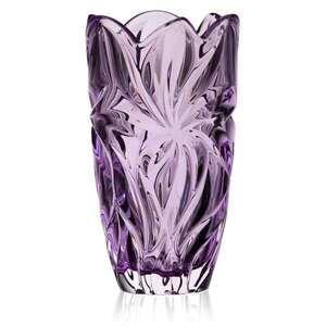 Aurum Crystal Váza Flora amethyst 280 mm obraz