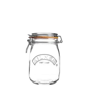 Kilner Round Jar sklenice s klipem 1 l obraz