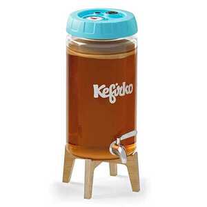 Kefirko Kombucha fermenter modrý nádoba na výrobu kombuchy 4 l obraz