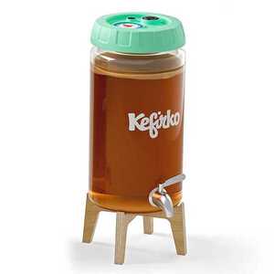 Kefirko Kombucha fermenter zelený nádoba na výrobu kombuchy 4 l obraz