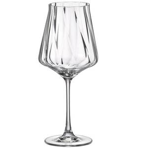 Crystal Bohemia Cettia optic sklenice na víno 700 ml 6 ks obraz