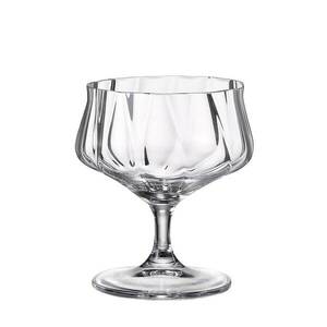 Crystal Bohemia Cettia optic poháry na zmrzlinu 295 ml 6 ks obraz