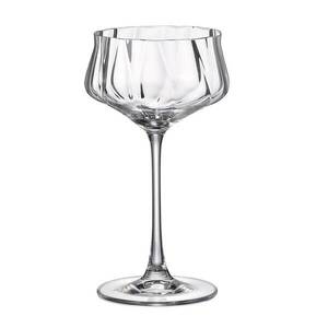 Crystal Bohemia Cettia optic sklenice na martini 300 ml 6 ks obraz