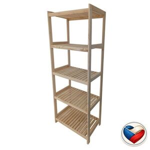Tonap regál do spíže 5 polic borovice 80×173×43 cm obraz