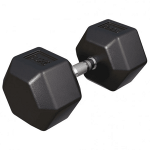Gorilla Sports Hexagon jednoruční činka pogumovaná, 35 kg 76738 obraz