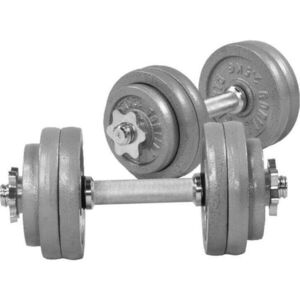 Gorilla Sports Sada litinových činek 30 kg, hvězdicové zámky obraz