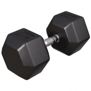 Gorilla Sports Hexagon jednoruční činka pogumovaná, 32, 5 kg 76736 obraz
