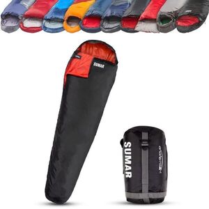 Lehký mumiový spací pytel SUMAR 210 cm, 700 g obraz