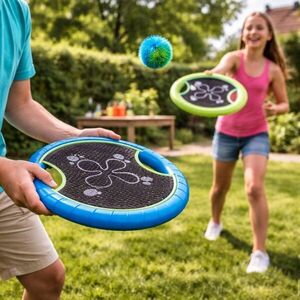 Outdoor chytací set disky a míčky 31 cm obraz