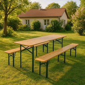 Juskys 106293 zahradní set skládací 220 cm obraz