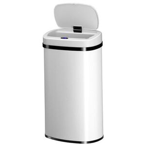 Juskys 107439 odpadkový koš 60 l bezdotykový bílý obraz